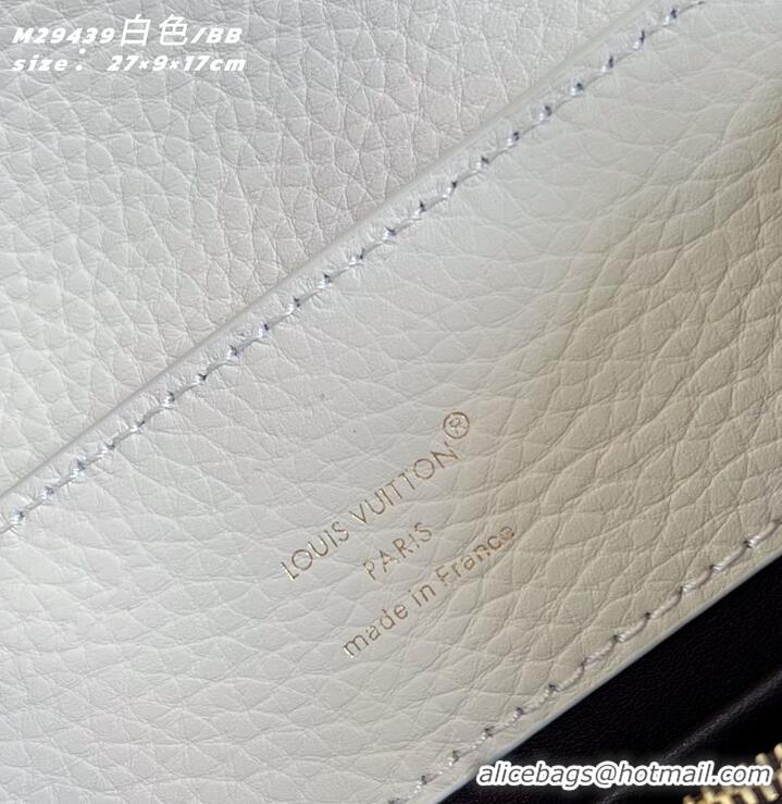 Famous Brand Louis Vuitton Flight Mode Capucines BB Cream/Burnt Mahogany Taurillon leather M29439