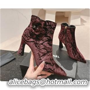 Top Design Chanel High Heels Boots Rouge 6080601