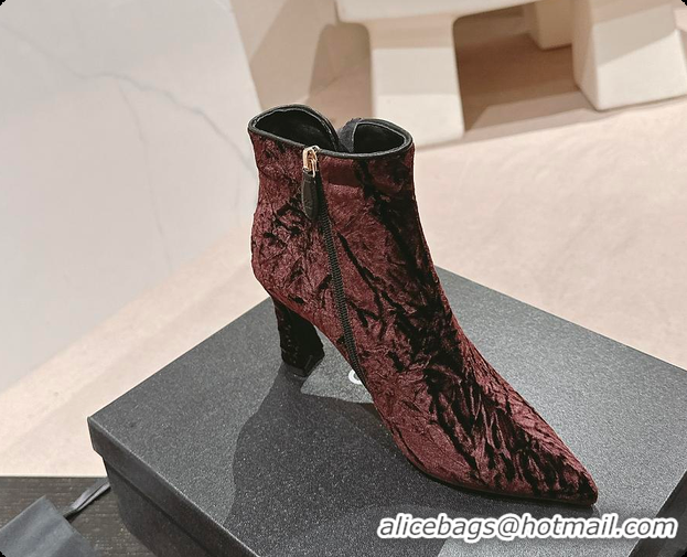 Top Design Chanel High Heels Boots Rouge 6080601