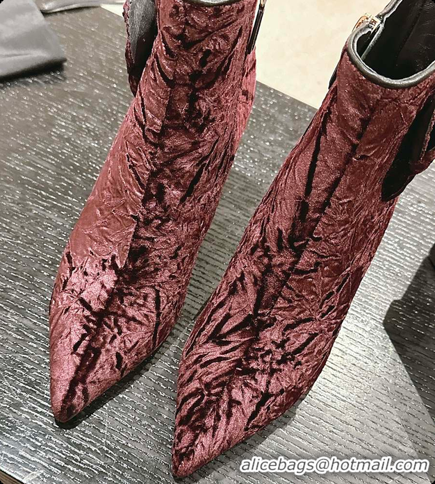 Top Design Chanel High Heels Boots Rouge 6080601