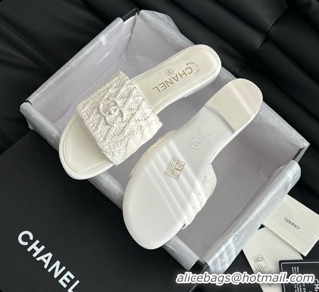 Best Price Chanel Women's Slide White 6080603