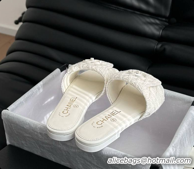 Best Price Chanel Women's Slide White 6080603