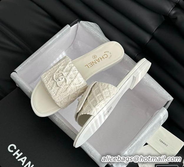 Best Price Chanel Women's Slide White 6080603