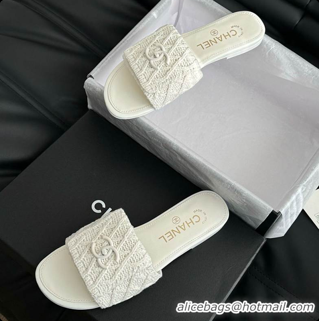 Best Price Chanel Women's Slide White 6080603