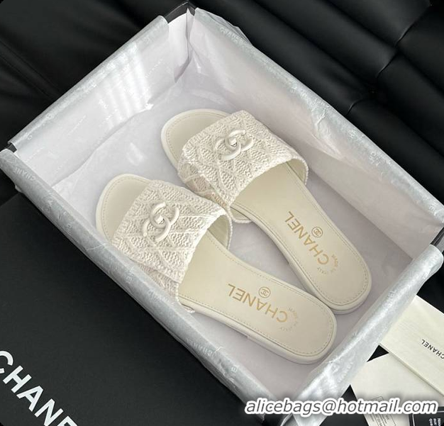Best Price Chanel Women's Slide White 6080603