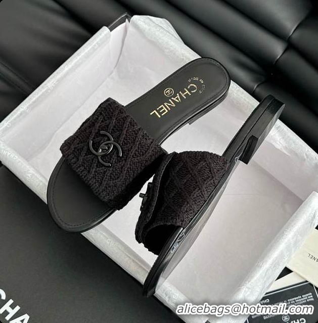 Buy Discount Chanel Women's Slide Black 6080603