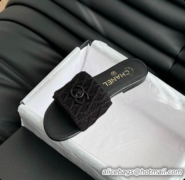 Buy Discount Chanel Women's Slide Black 6080603