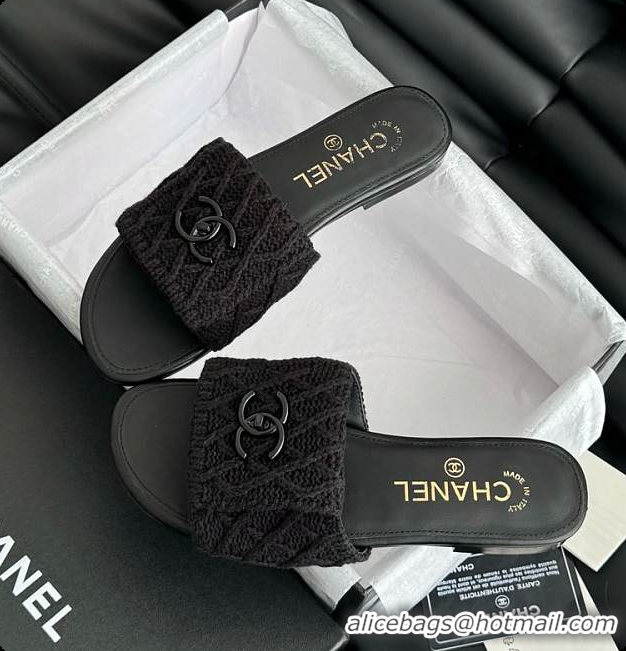 Buy Discount Chanel Women's Slide Black 6080603