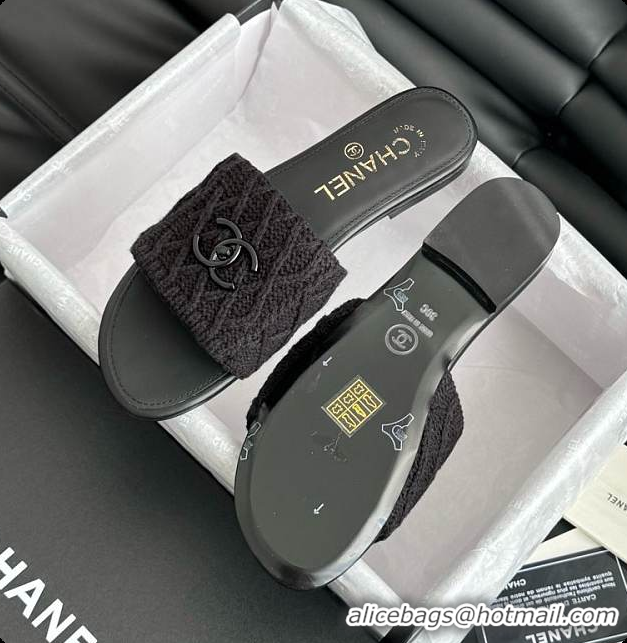 Buy Discount Chanel Women's Slide Black 6080603
