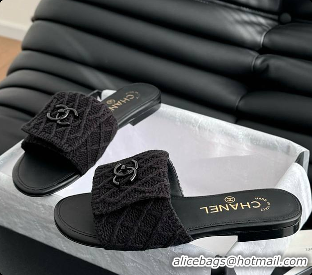 Buy Discount Chanel Women's Slide Black 6080603