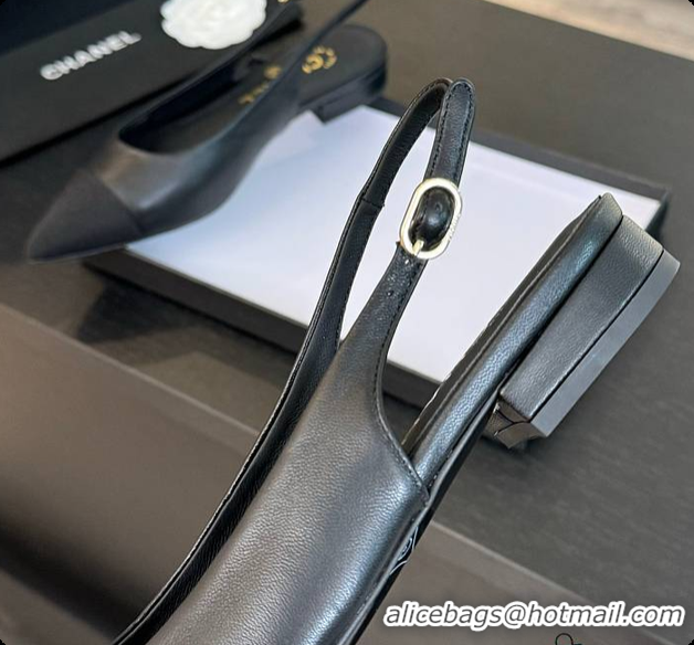 Most Popular Chanel Slingback Black 6080604
