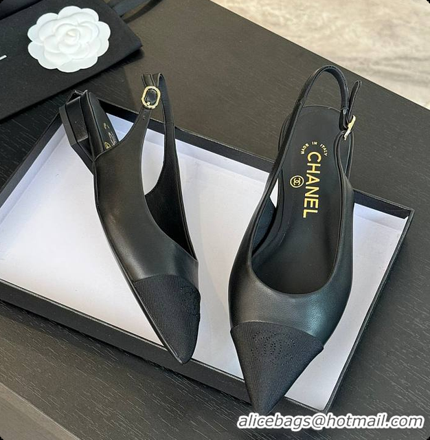 Most Popular Chanel Slingback Black 6080604