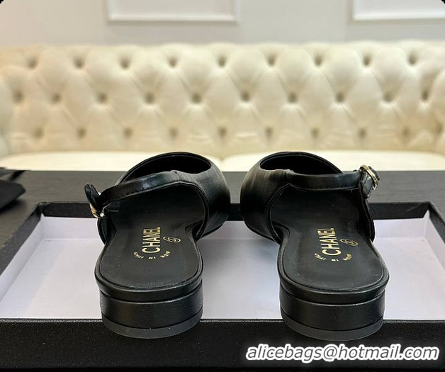 Most Popular Chanel Slingback Black 6080604