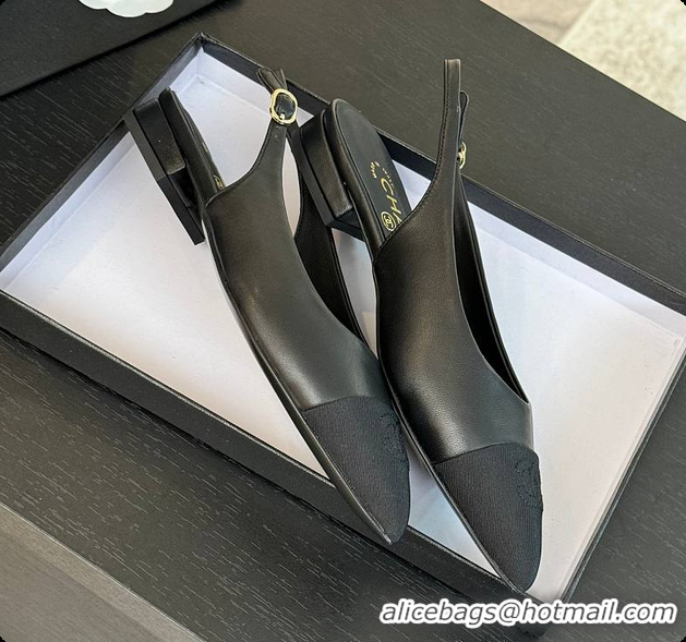 Most Popular Chanel Slingback Black 6080604
