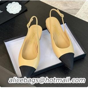 Luxurious Chanel Slingback Yellow 6080604