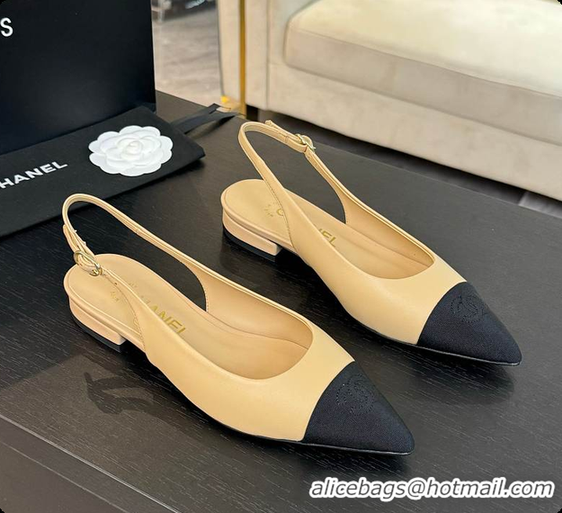 Luxurious Chanel Slingback Yellow 6080604
