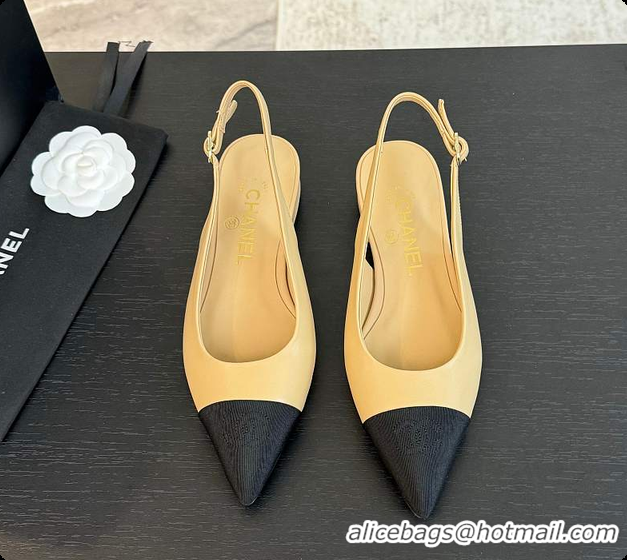 Luxurious Chanel Slingback Yellow 6080604