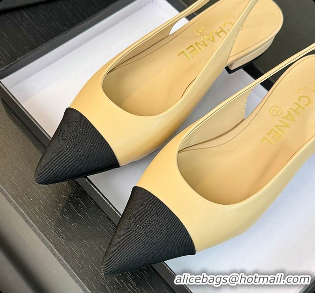 Luxurious Chanel Slingback Yellow 6080604