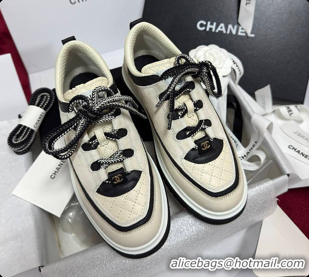 Pretty Style Chanel Sneakers Beige 6080606