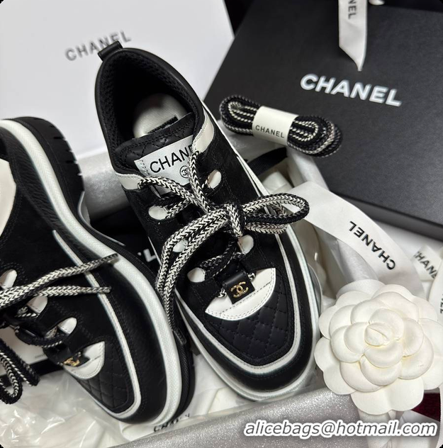 Popular Style Chanel Sneaker Black 6080606