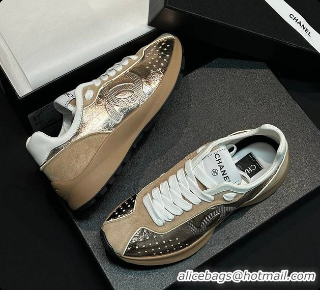Top Grade Chanel Sneaker 25C Brown 6080607