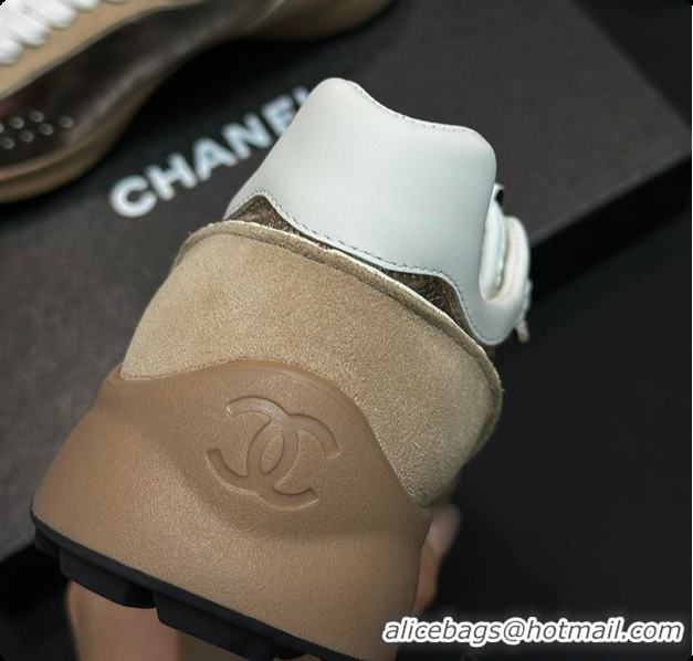 Top Grade Chanel Sneaker 25C Brown 6080607
