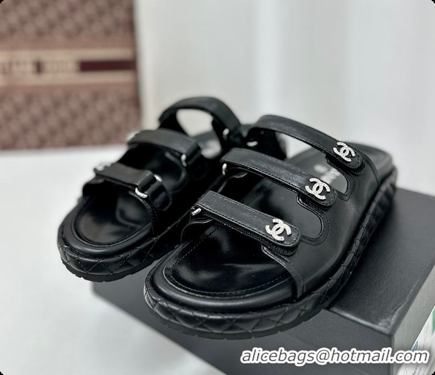 Purchase Chanel Chunky Sandal Black 6080608