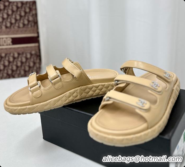 Good Quality Chanel Chunky Sandal Yellow 6080608