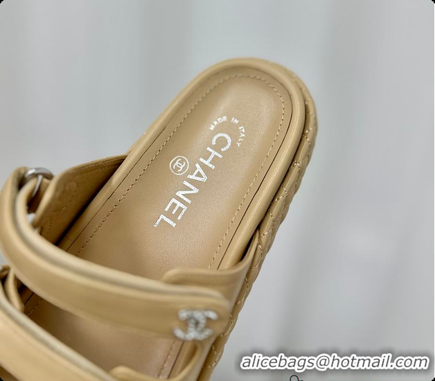 Good Quality Chanel Chunky Sandal Yellow 6080608