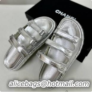 Hot Style Chanel Chunky Sandal Silver 6080608