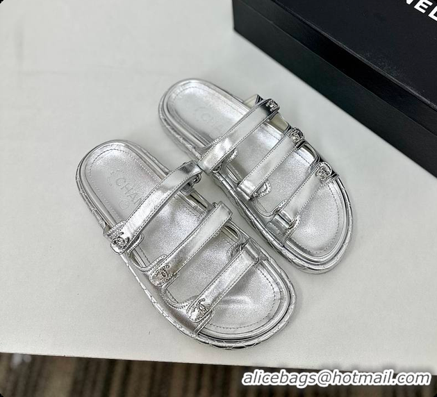 Hot Style Chanel Chunky Sandal Silver 6080608