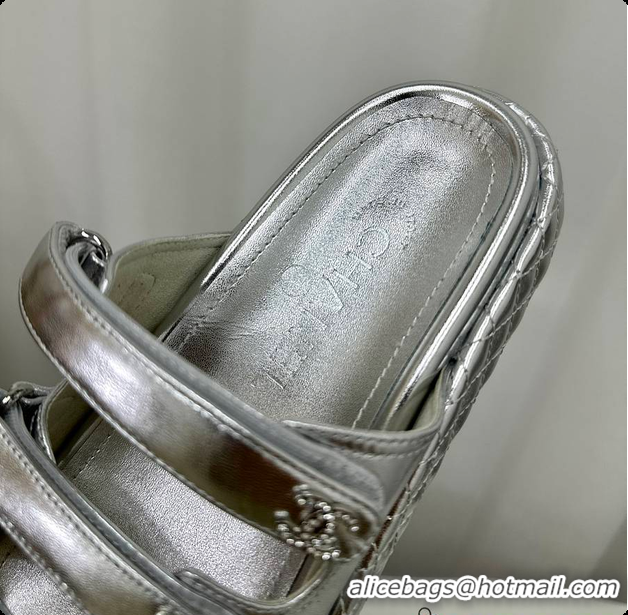 Hot Style Chanel Chunky Sandal Silver 6080608