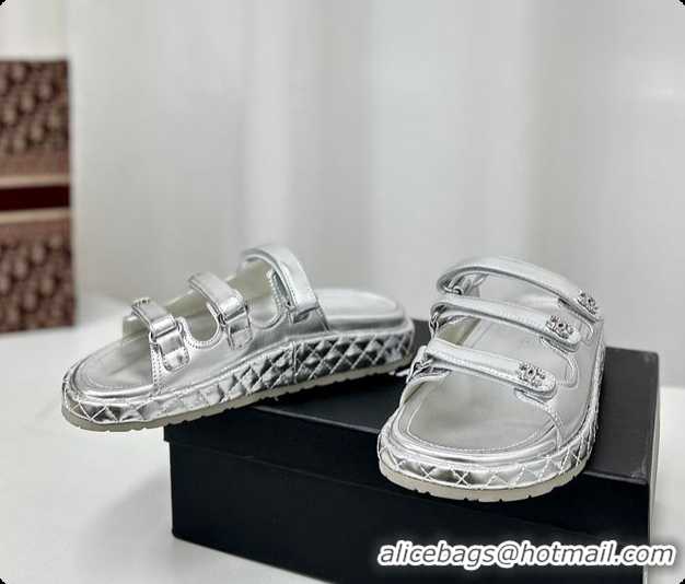 Hot Style Chanel Chunky Sandal Silver 6080608
