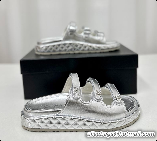 Hot Style Chanel Chunky Sandal Silver 6080608