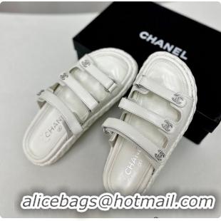 Cheap Price Chanel Chunky Sandal White 6080608