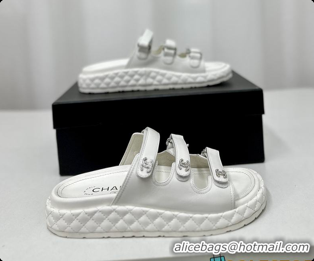 Cheap Price Chanel Chunky Sandal White 6080608