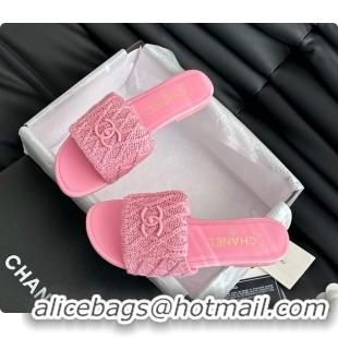 Charming Chanel Women's Slide Pink 6080609