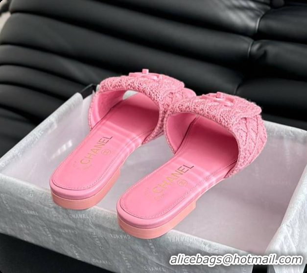 Charming Chanel Women's Slide Pink 6080609