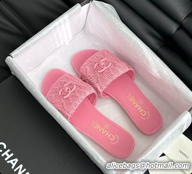 Charming Chanel Women's Slide Pink 6080609