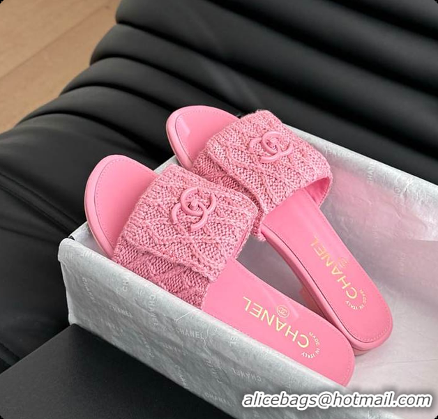 Charming Chanel Women's Slide Pink 6080609