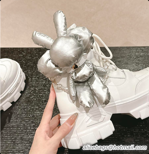 Perfect Chanel Ankle Boots White 6080612