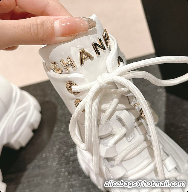 Perfect Chanel Ankle Boots White 6080612