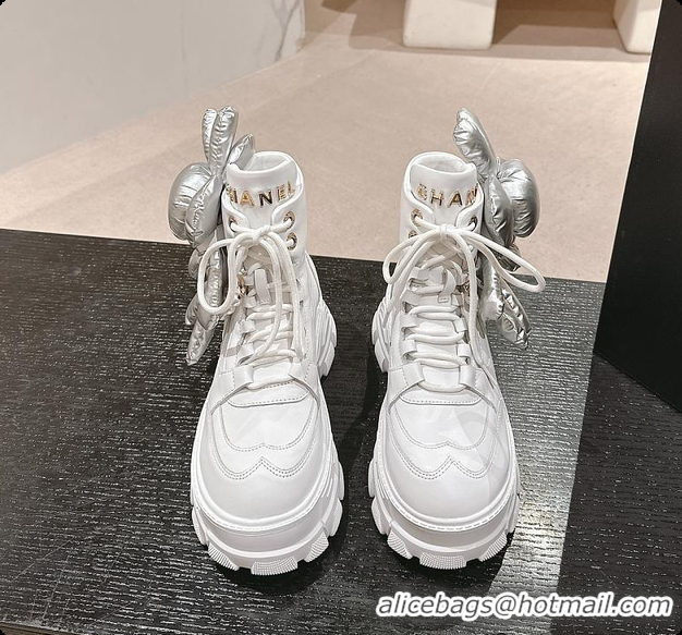 Perfect Chanel Ankle Boots White 6080612