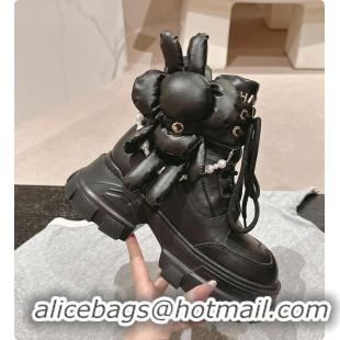Best Grade Chanel Ankle Boots Black 6080612