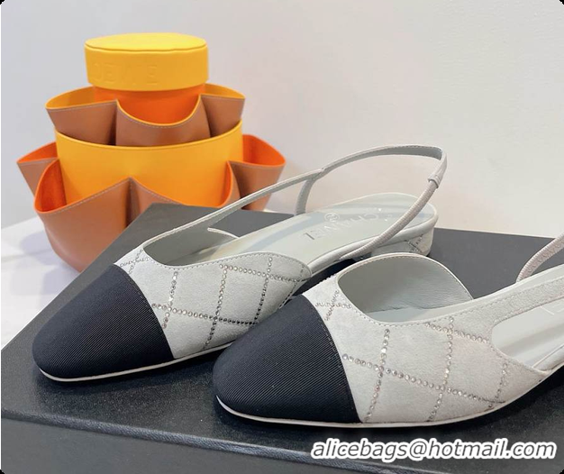 Popular Style Chanel Slingbacks Pump Grey 6080618