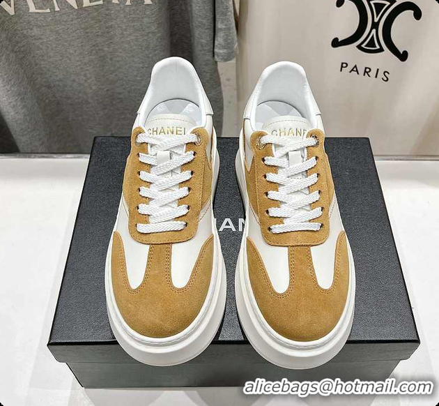 Big Discount Chanel Sneaker Brown 25ss 6080619