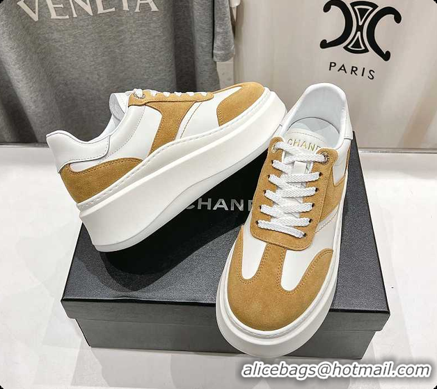 Big Discount Chanel Sneaker Brown 25ss 6080619