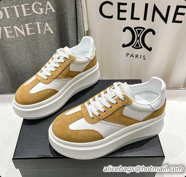 Big Discount Chanel Sneaker Brown 25ss 6080619