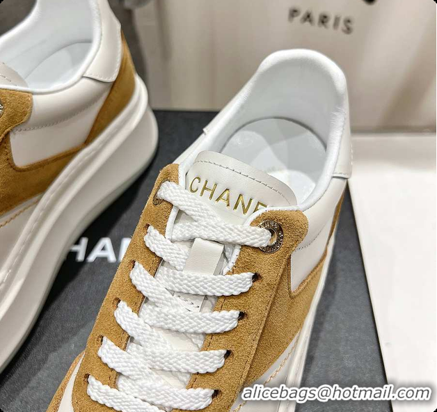 Big Discount Chanel Sneaker Brown 25ss 6080619