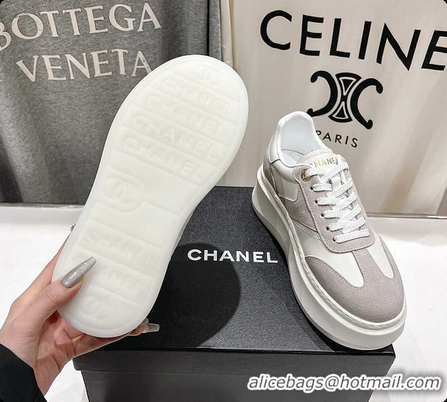 Best Grade Chanel Sneaker Grey 25ss 6080619